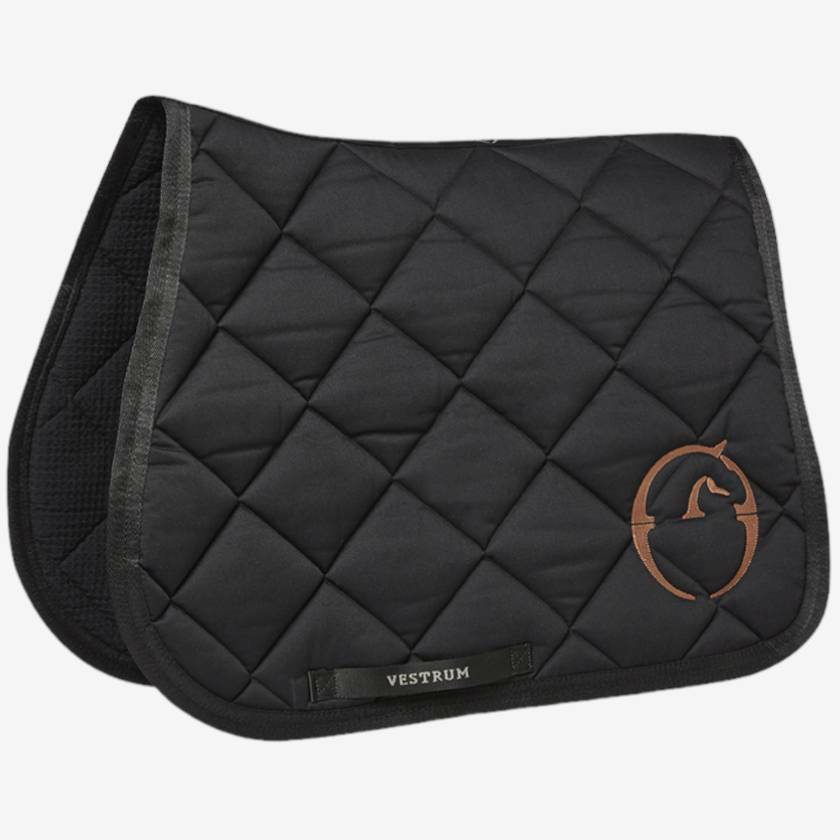 Bonn Horse Saddlepad Black/Turmeric Vestrum