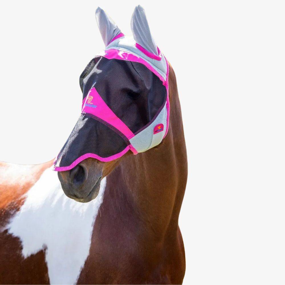 MASCHERA ANTIMOSCHE QHP IN LYCRA CON ZIP - Garden & Horse