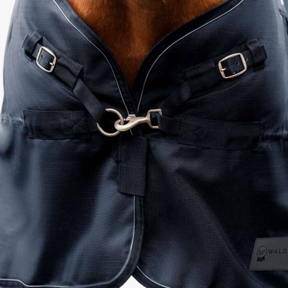 Coperta Da Passeggio Economica Waldhausen VB Per Cavallo - Protezione Antimosche, Argento